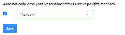 Automatic Feedback Screen